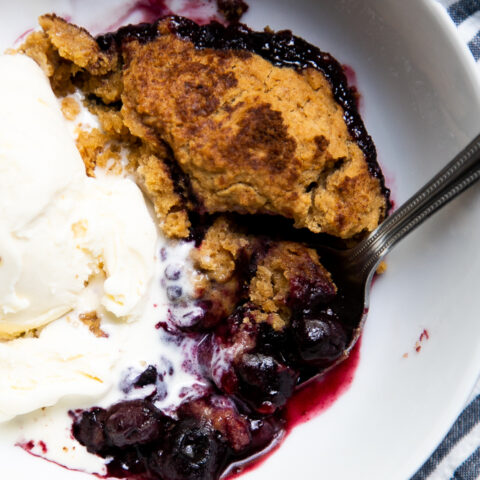 Berry Cobbler with Snickerdoodle Topping (Gluten-Free)