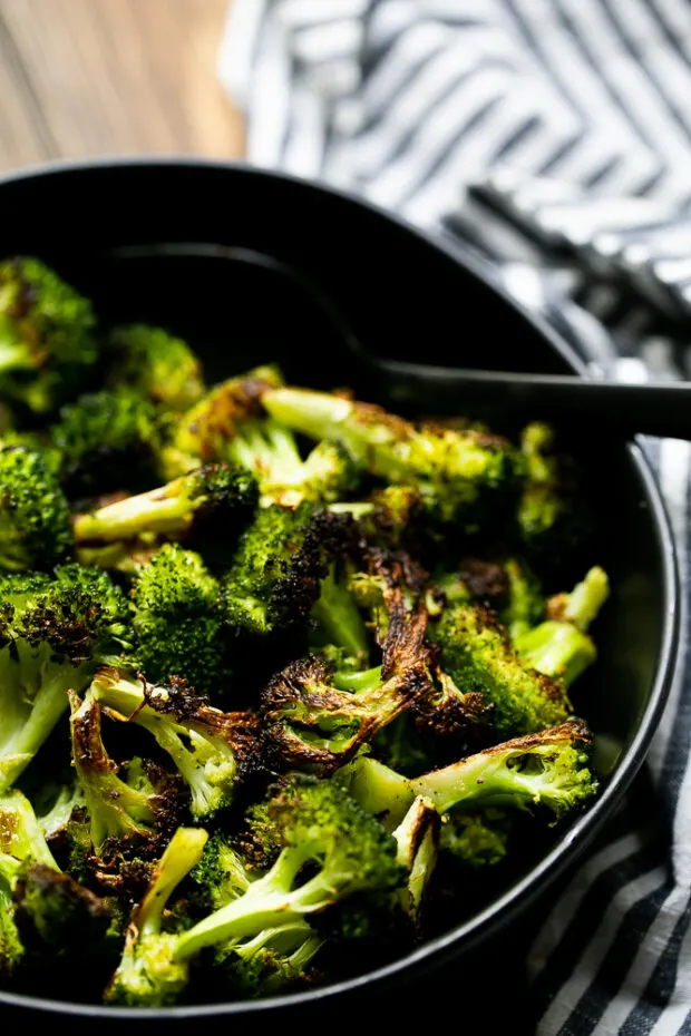 Roasted Broccoli is a quick, easy, and healthy side dish!