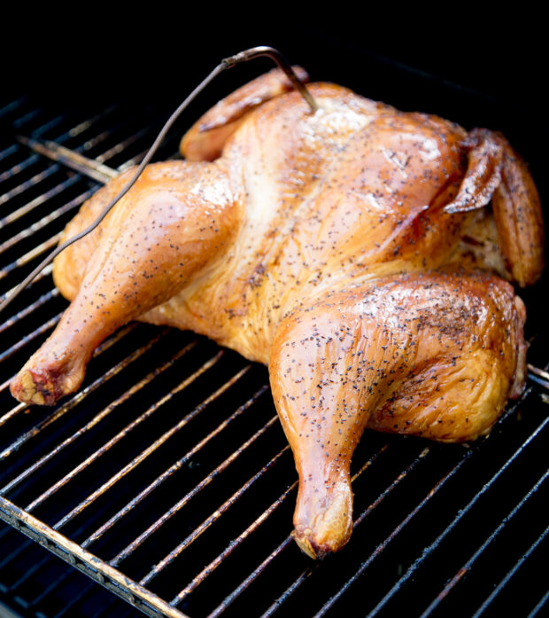 Smoked Whole Chicken is easy to do! 