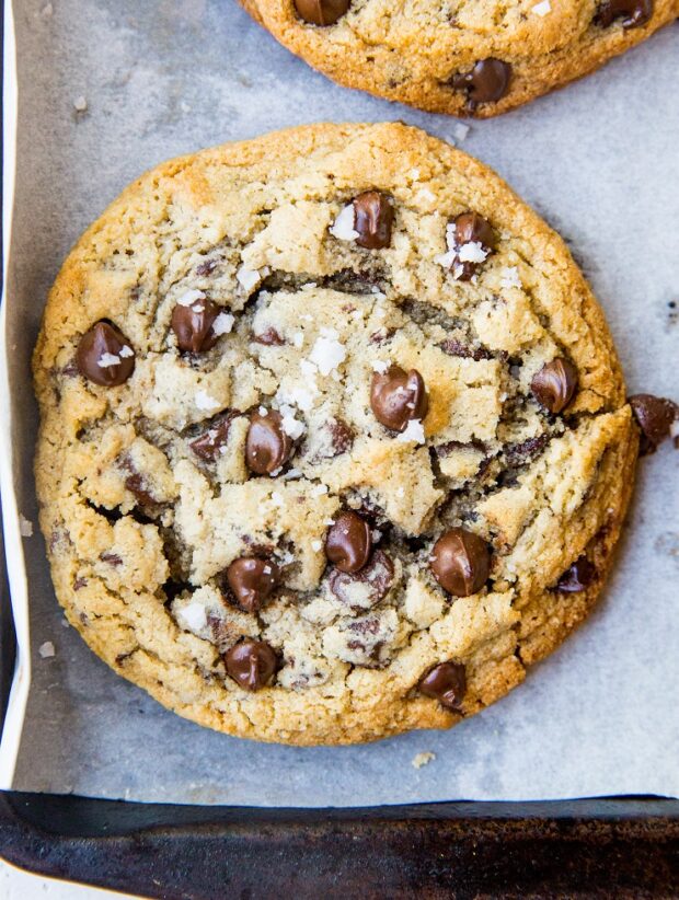 Giant Paleo Chocolate Chip Cookies!