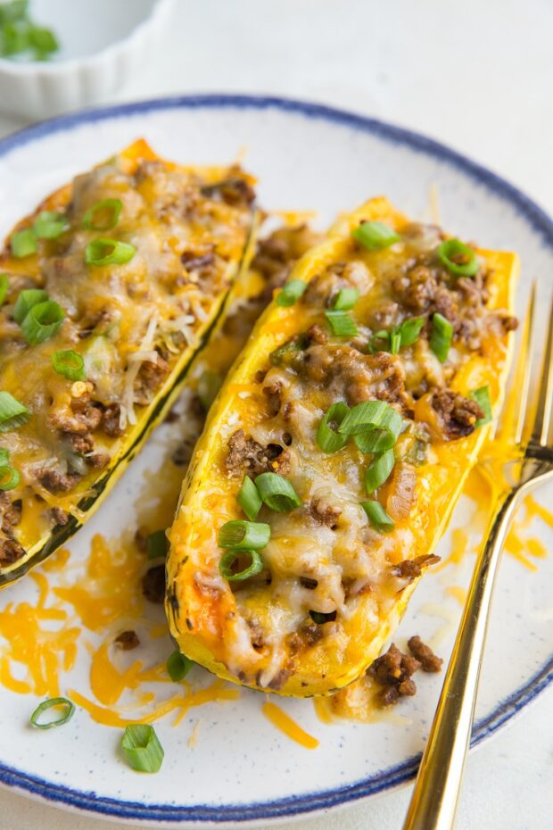 Taco-Stuffed Delicata Squash