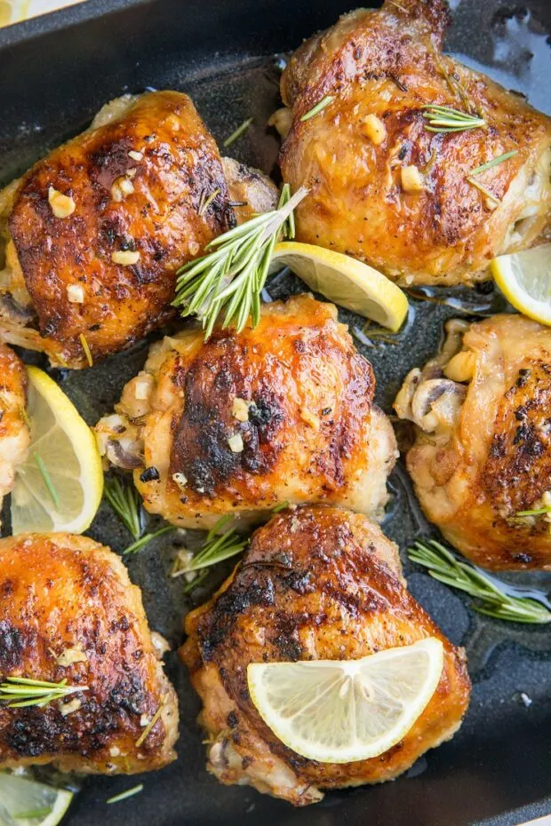 Baked Garlic Rosemary Chicken