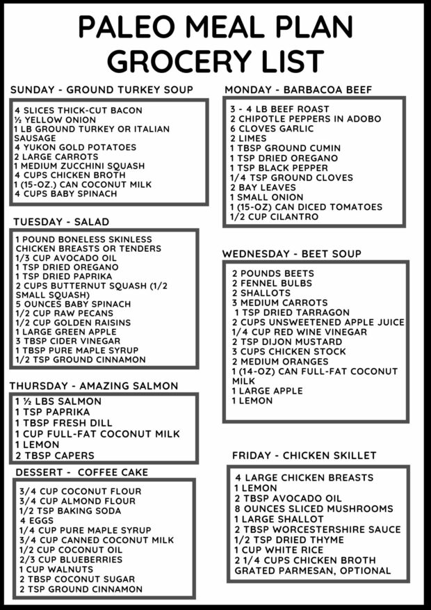 Paleo Meal Plan #22