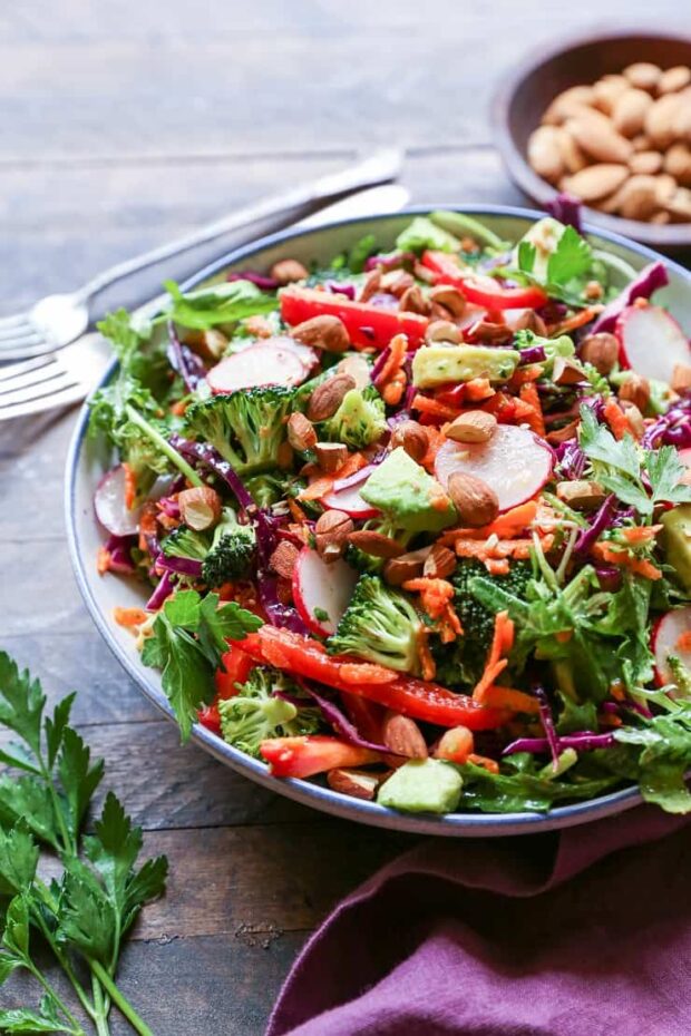 All the Good Veggies Detox Salad -- Free Healthy Meal Plan