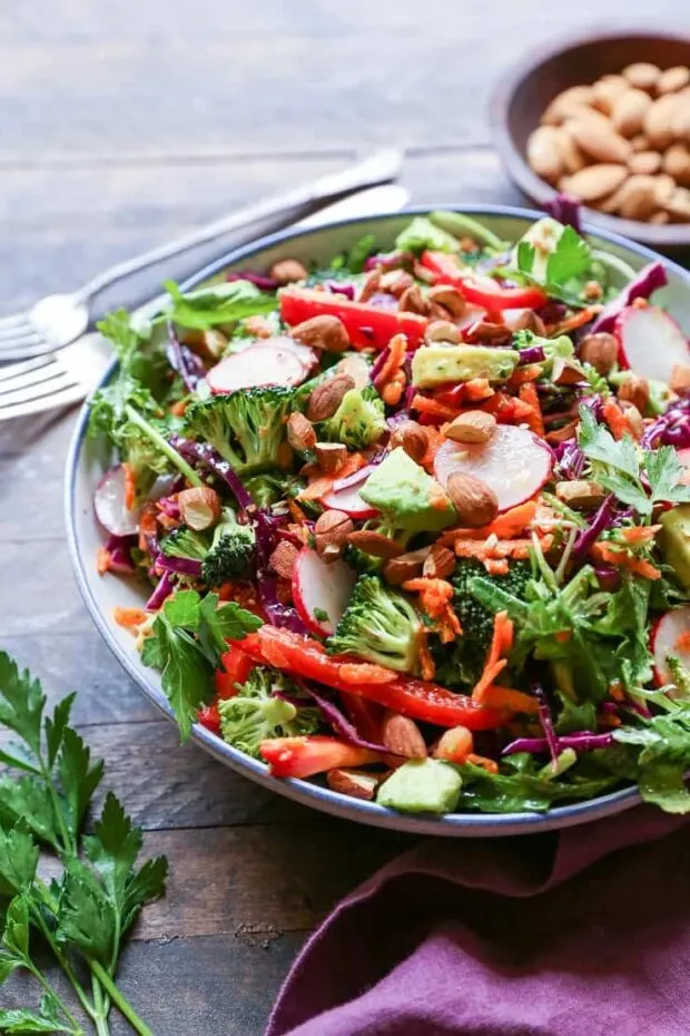 All the Good Veggies Detox Salad -- Free Healthy Meal Plan