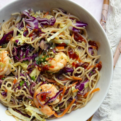 Shrimp & Ramen Noodle Bowl (Gluten-Free)