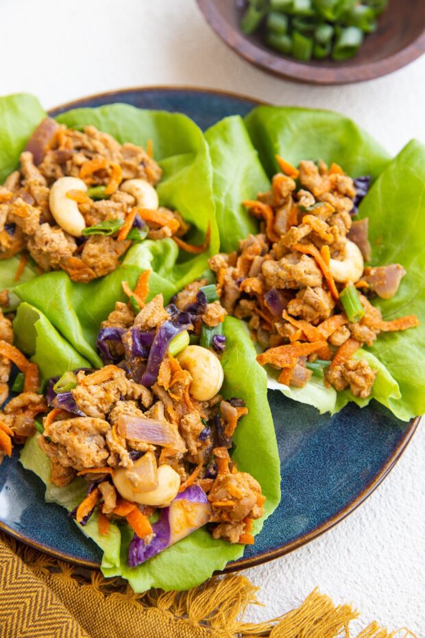 Thai Turkey Lettuce Wraps