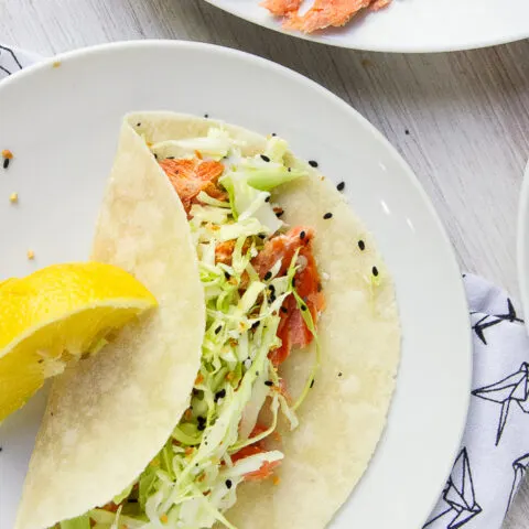 10-Minute Smoked Salmon Tacos