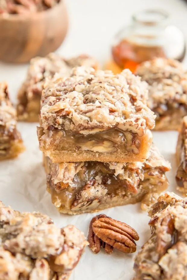 Paleo Pecan Pie Bars