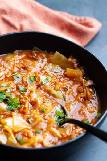 Stuffed Cabbage Roll Soup - Perry's Plate