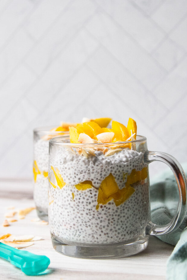 Coconut Chia Pudding with Mango