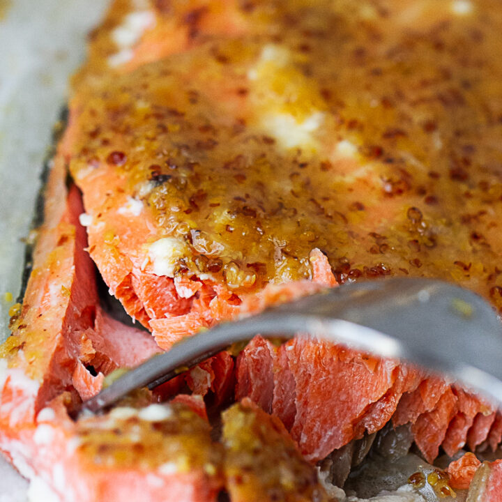 Baked Honey Mustard Salmon