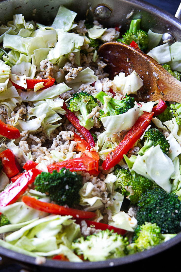 Italian Chicken Sausage Skillet Perry's Plate