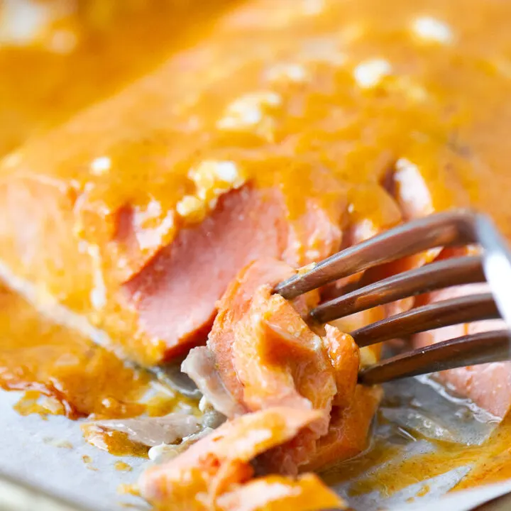 Spicy Baked Buffalo Salmon