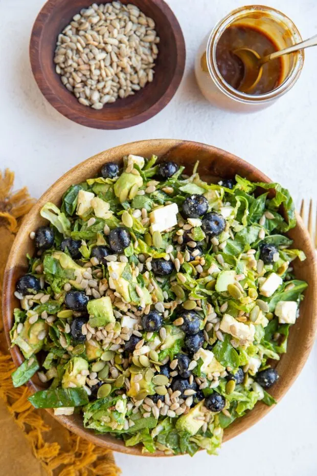 Blueberry Avocado Sunflower Seed Chopped Salad