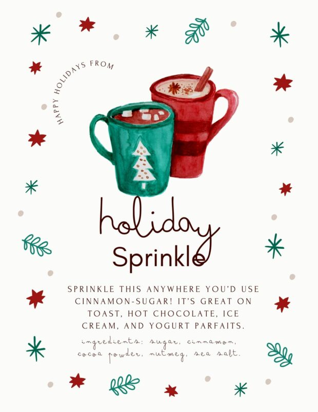 Printable graphic for "Holiday Sprinkle"