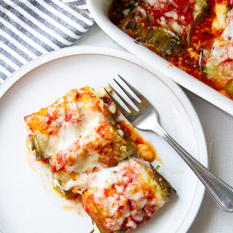 Pesto Eggplant Rollatine