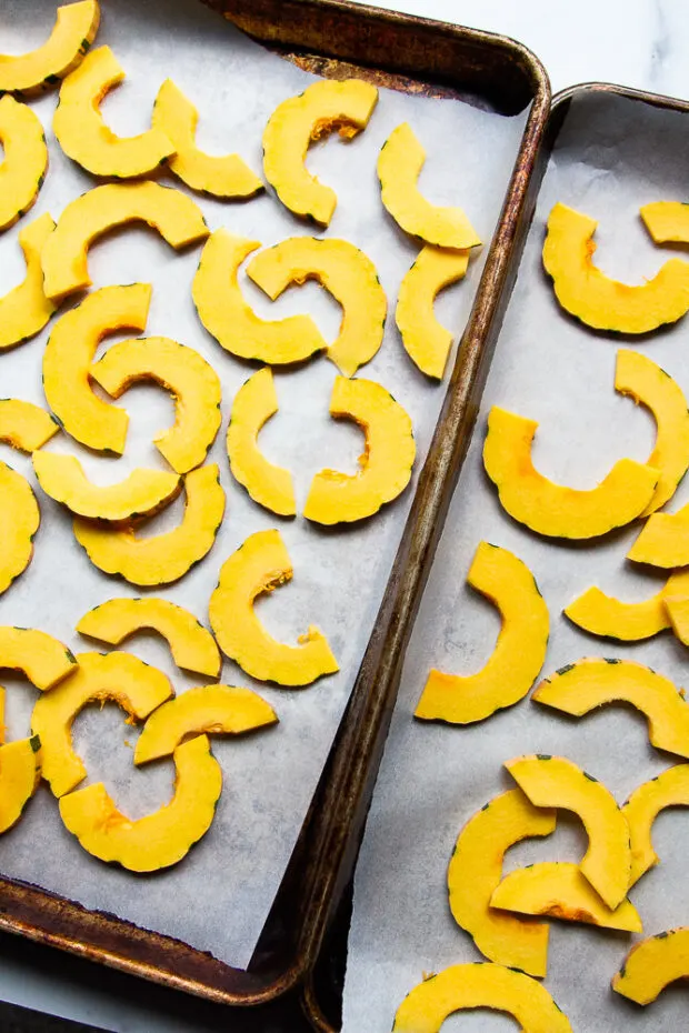 Roasted Delicata Squash Recipe Perry's Plate